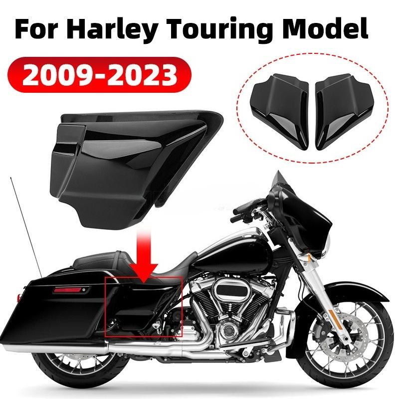 Motorcycle Side Battery Cover Panel Fairing Left Right For Harley Touring Electra Street Glide Road King 2009 2010 2011-