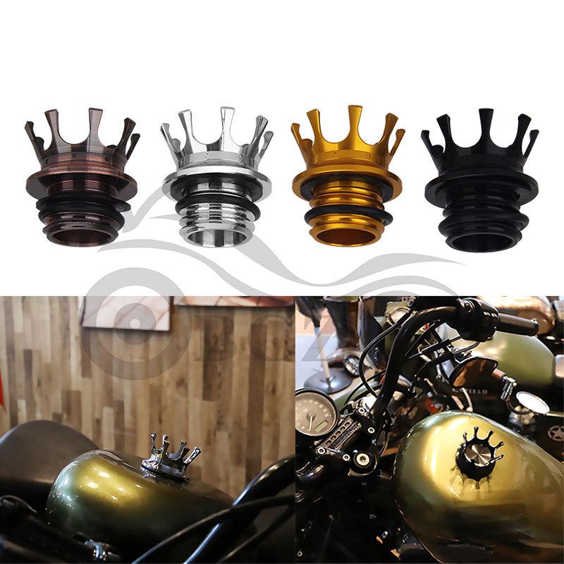 Harley XL883/1200/X48/Dyna/Bagger 250 Ретро Корона Крышка Топливного Бака Мотоциклетный Аксессуар