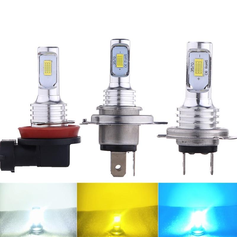 Противотуманная фара H4 80W 3570 2SMD Высокояркий Автомобильный Светодиод H4 для Мотоцикла Автомобиля с Декодированием