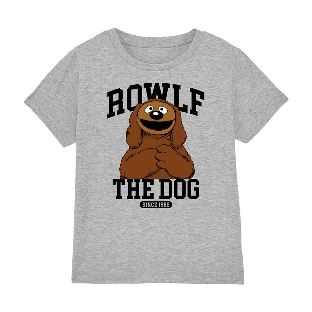 The Muppets Childrens/Kids Rowlf The Dog Collegic Ringspun Cotton T-Shirt