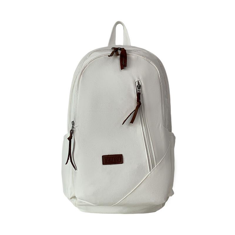 Женский рюкзак Ретро-рюкзак для школьников Женский однотонный школьный рюкзак большой вместимости Дорожный рюкзак Офисная компьютерная сумка