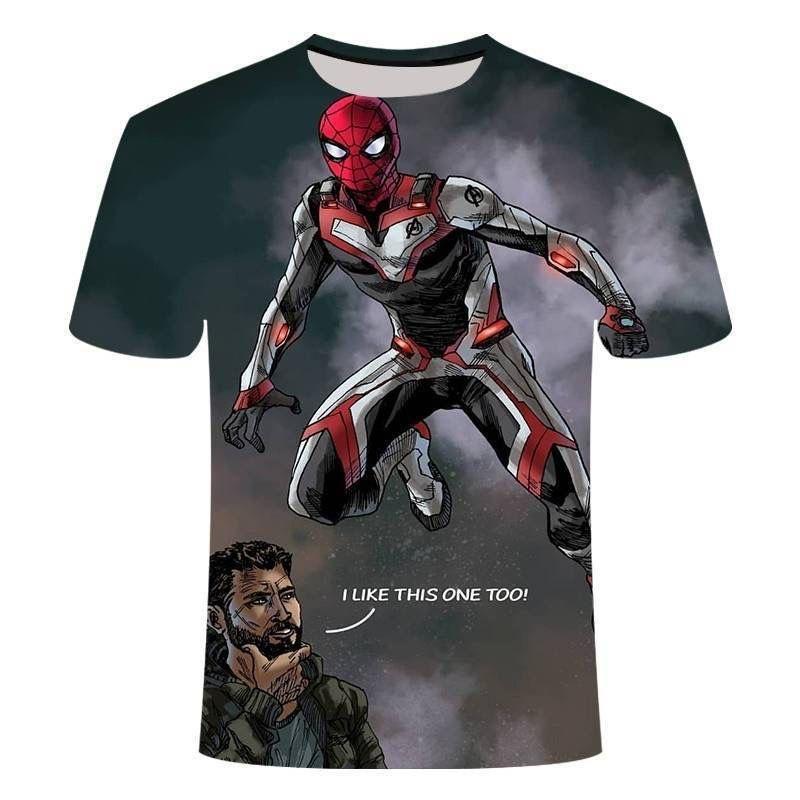 Super Hero Fashion Printed 3D T-shirt Speed Drying Sweat Absorbing Sport Comfortable FamilyMatching High Quality Y2K 2026