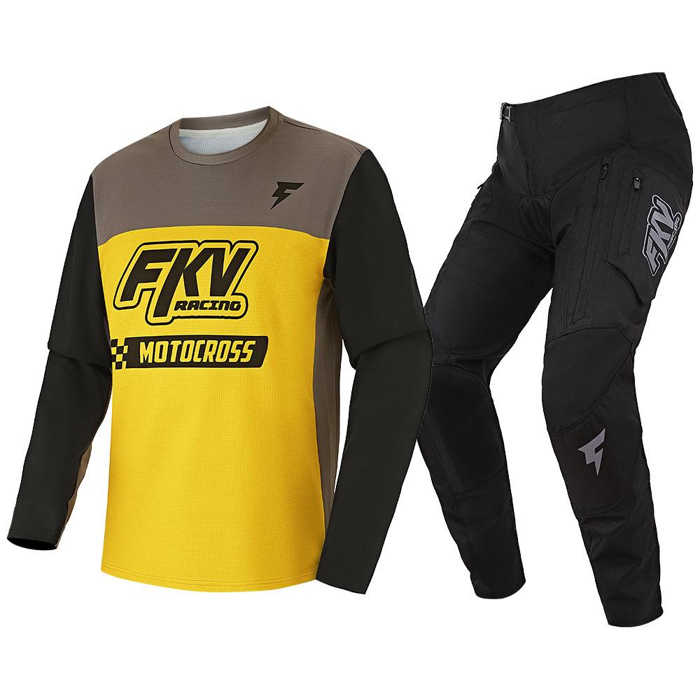 2025 New FKV Motorcycle Riding Suit Mountain Bike ATV Racing Suit Men
