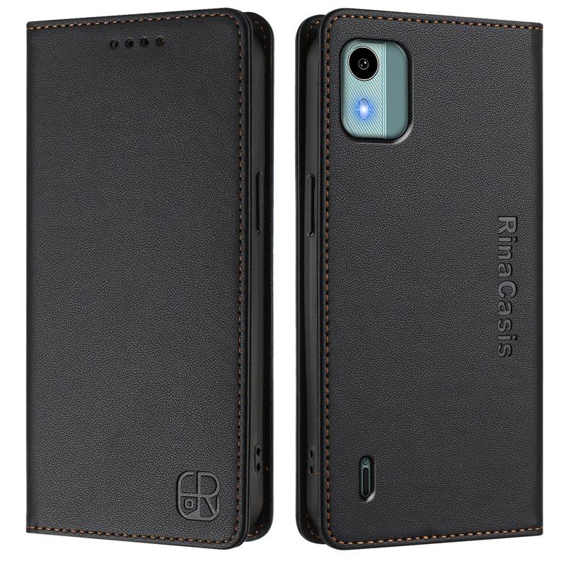 Роскошный антивор бумажник флип-чехол для телефона Nokia C12 C32 C02 C22 C300 C10 C20 C30 C01 Plus C1 2nd Edition кожаные чехлы