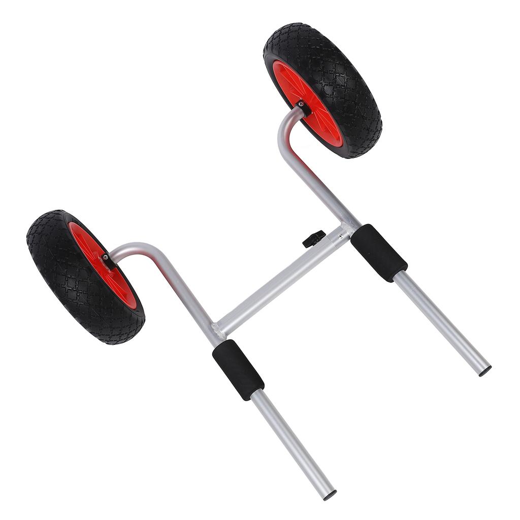 Тележка для перевозки каноэ, регулируемая, складная, 10-дюймовые шины, алюминиевая, с порошковым покрытием, для транспортировки каяка, для S