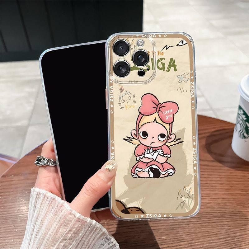 Милый Чехол для iPhone с Девочкой для 17 Pro Max/16/15 Pro Max/14 Pro Max