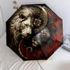 Cats Beach Huddle Automatic Umbrella - Suitable Travel Outdoor Portable Umbrella Birthday Gift Daily Essentials