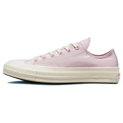1970-е Chuck Taylor All Star Сатиновые Дышащие Амортизирующие Низкие Кеды из Канваса для Женщин Розовые