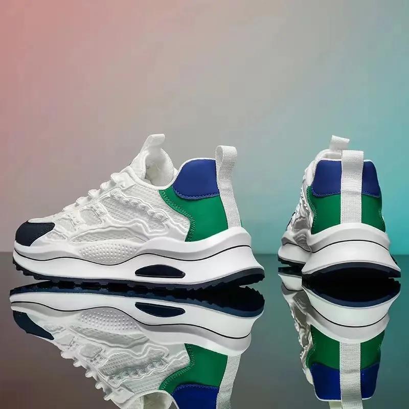 Мужская повседневная спортивная обувь, дышащие легкие кроссовки, уличные сетчатые черные кроссовки, спортивная обувь для бега, теннис, прогулочная обувь