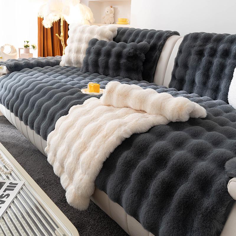 New Soft Hvac Sofa Cushion Modern Light Luxury All-Inclusive Universal Cover Non-Slip Sofa Set