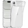 Прозрачный чехол с защитой от ударов для iPhone Air 17 Pro Max 16E 16 Plus 15 14 13 Mini 12 11 XS XR X SE 2022 2020 7 8 6S iPhoneair Прозрачная крышка для телефона Аксессуары