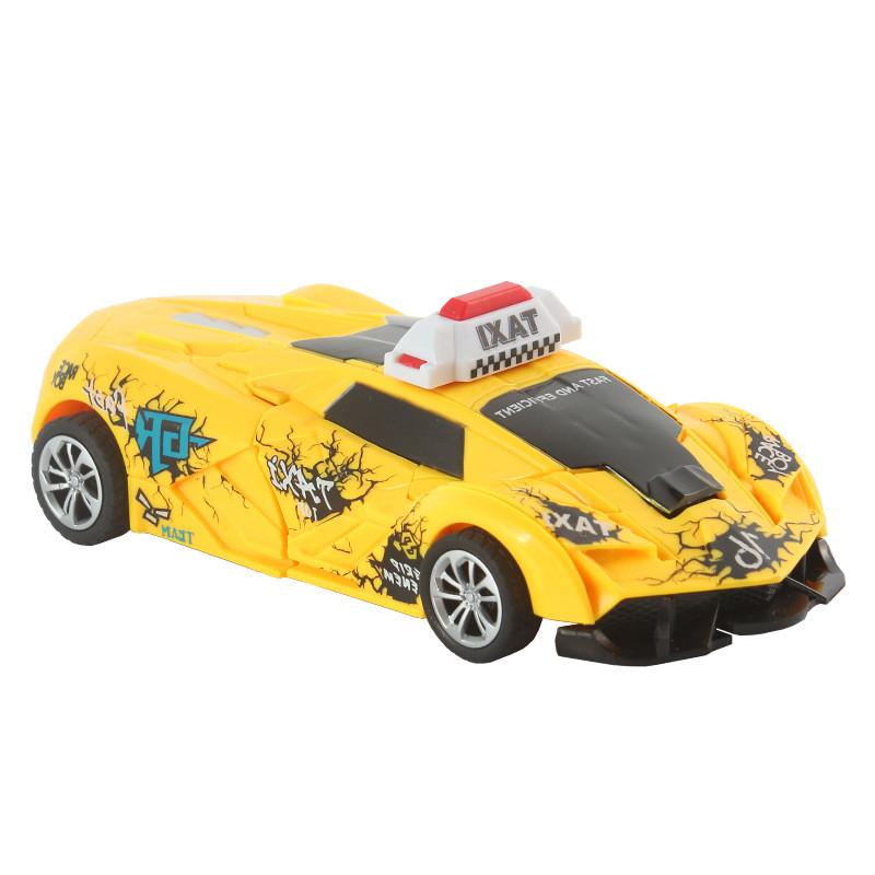 Kids Deformable Race Car Toy With Impact Collision Function For Sensory And Motor Skills Development