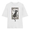 Hocus Pocus Womens/Ladies Woodcut Thackery Binx Oversized T-Shirt