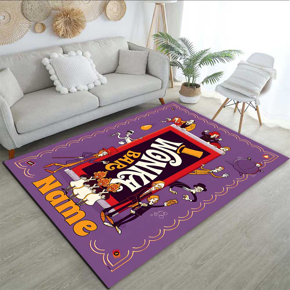 Warner Bros. Works (6) Customize your name rug, office chair cushion, home bedroom living room gift.