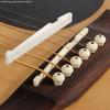 1 Set Bone Bridge Pins Nail Nut Saddle Part for Acoustic Folk Guitar