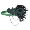 Masquerade Party Hair Accessories Feather Headwear Korean Style Headband Sequin Hair Band