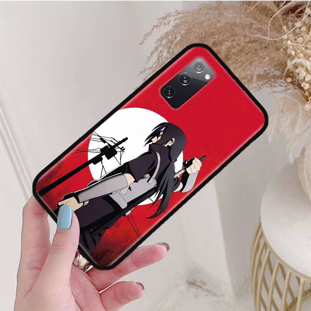 Черный чехол для OPPO Reno 8 6 5 4 Pro Plus Find X3 A17 A3 A31 A38 A40 A53 A54 A55 A74 A76 A78 A77 A80 A94 A95 A96 Lite W-82 Наруто Итачи Учиха