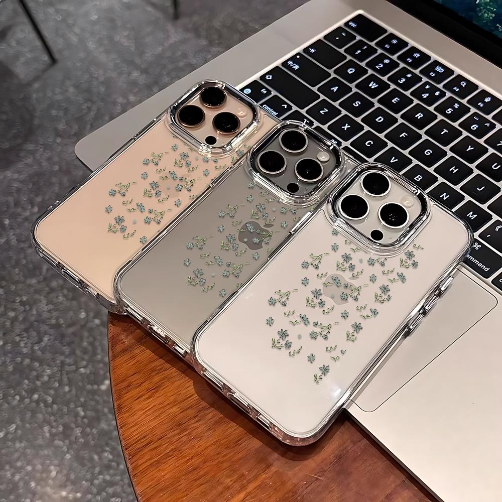 Цветочный дизайн Чехол для телефона Для Iphone 17 17E 16E 14 Pro Max 15 16 Plus 11 12 13 Ultra Простой Защитный Чехол