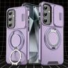 Защитный чехол для Samsung Galaxy A27 A57 A37 A17 A07 A56 A36 A26 A16 A06 A55 A35 A25 A15 Чехол Слайдер Камера Магнитный Держатель Funda