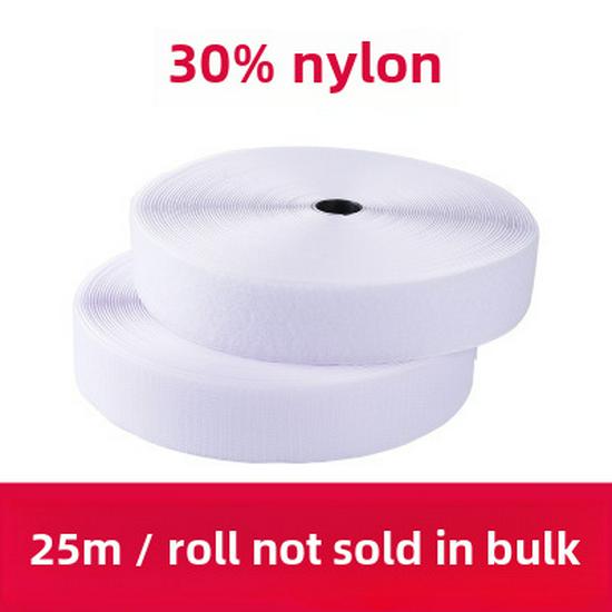 Цветная черно-белая нейлоновая лента-липучка для одежды и обуви 