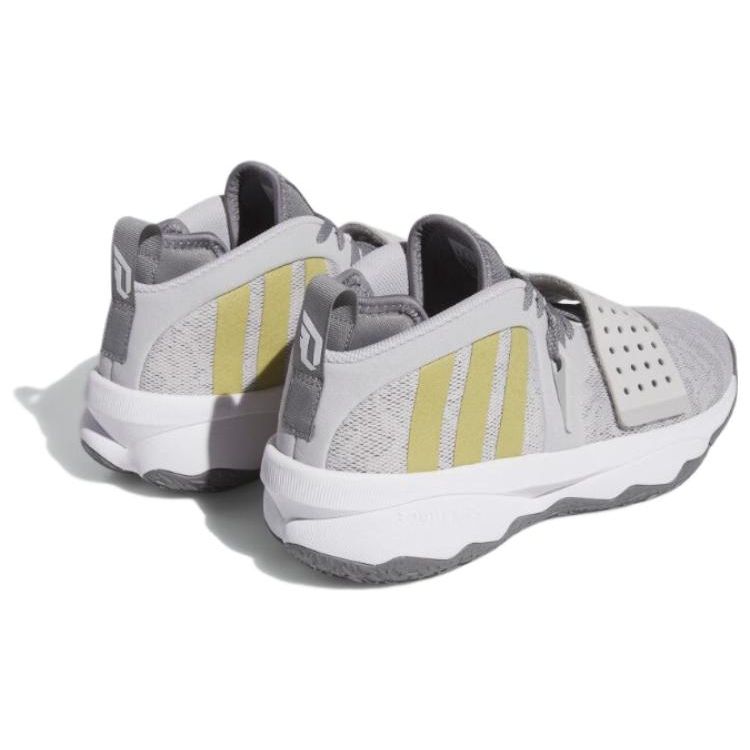 Adidas Кроссовки унисекс Dame 8 EXTPLY Light Solid Grey Gold Metallic Grey-Three IG8086