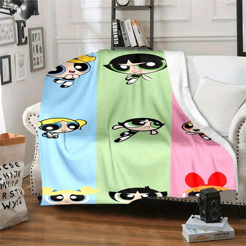 1pcPowerpuff Blanket - Soft and Comfortable, Suitable for All Seasons, Makes a Gre