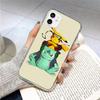 PK15 милый прозрачный чехол Pokemon для Samsung A04 A14 A23 M33 M53 Realme 10 9 C35 C55 VIVO Y02 Y12 Infinix Hot 30 Note 11 Tecno Spark 8P Pro