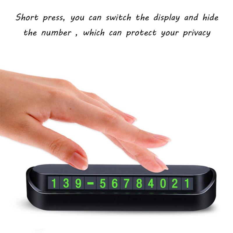 Карта временной парковки автомобиля, номер телефона, номер телефона, номер телефона, остановка парковки, автомобильные аксессуары, Стайлинг автомобиля