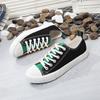 Весенние туфли 2024 Fshion Solid Sewing Adult Canvas Shoes Man Fabric Sapato Feminino Size Men shoes