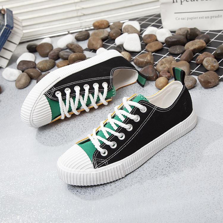 Весенние туфли 2024 Fshion Solid Sewing Adult Canvas Shoes Man Fabric Sapato Feminino Size Men shoes