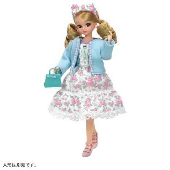 Takara Tomy Licca-chan Dress LW-18 Romantic Dolly Dress-up Toy Pretend Play Ages 3 Up