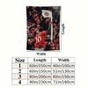 Marcus Rashford Wall Tapestry Aesthetic Wall Hanging Printed Fabric Blanket Decorative Tapestries for Bedroom Living Room Home Decor