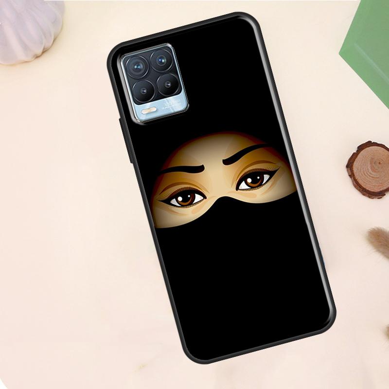 Мусульманский Исламский Арабский Хиджаб Девушка Чехол Для Realme C55 C53 C33 C63 C61 C51 C65 C67 C71 C75 11 12 13 14 15 Pro Plus GT6 GT7 Pro