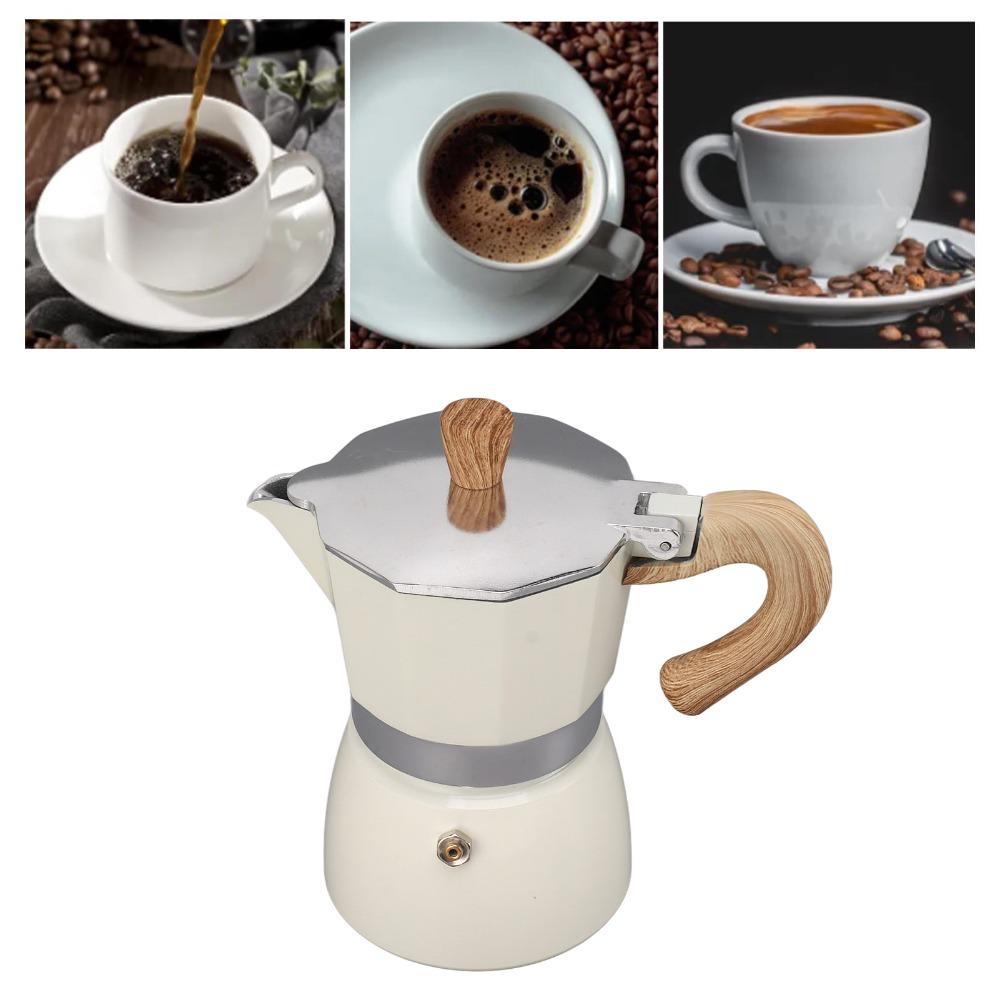 Aluminum Italian Coffee Maker 3 Cup/6 Cup Stovetop Espresso Maker Moka Coffee Pot Home Use