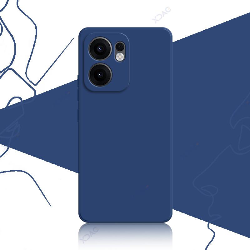 Роскошные квадратные жидкие силиконовые чехлы для OPPO Reno 13F Reno13 F 4G 5G Reno13F 6.67" 360 мягкий чехол для телефона водонепроницаемые сумки