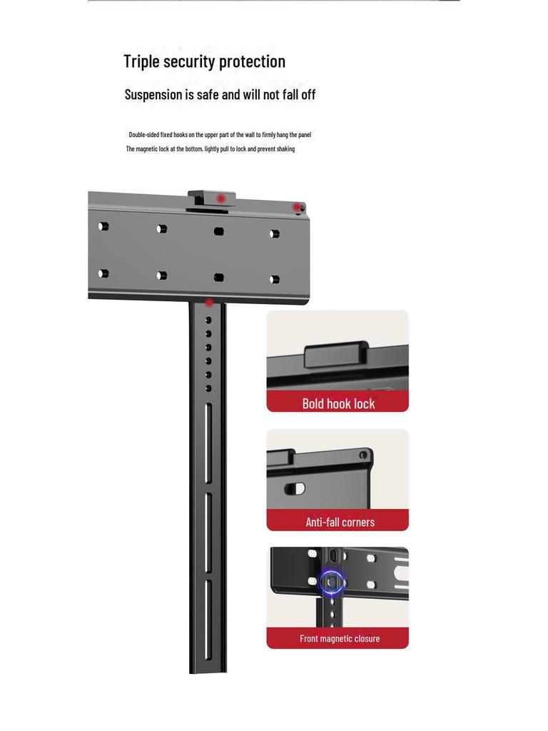 Universal Ultra-Thin TV Wall Mount for 32-75 Inch TVs