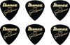 Ibanez Paul Gilbert Signature Короткая медиатор-капля 6 шт. Черный B1000pg Bk