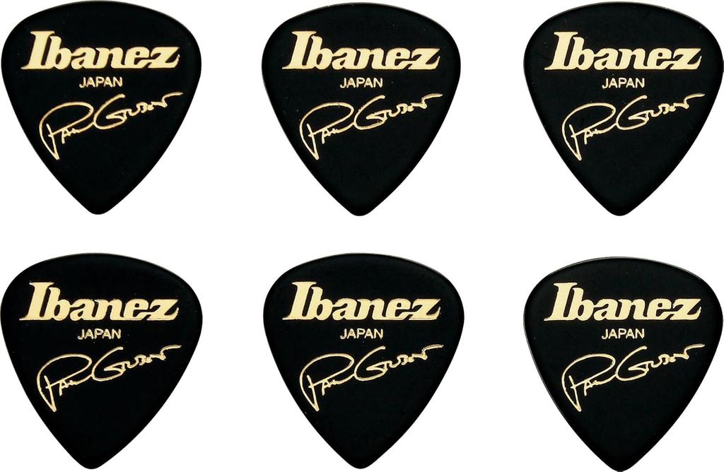 Ibanez Paul Gilbert Signature Короткая медиатор-капля 6 шт. Черный B1000pg Bk