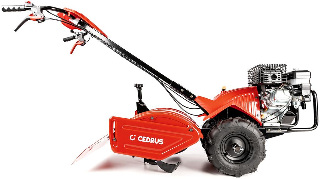 Cedrus Glx-Gt65-2L Self-Propelled Petrol Tiller With Cultivator Drive 6.5Km / 50 Cm Loncin G200F Engine - 