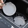4Pcs Car Cup Holder Coaster Bling Rhinestone Anti Slip Waterproof Heat Resistant Water Bottle Pad Mat SUV Truck Car Styling Interior Accessories
