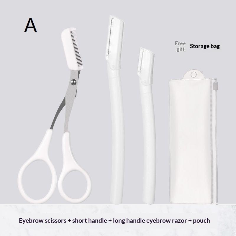 2/3/5PCS Women Eyebrow Shaver Set Multifunctional Safety Face Hair Razor for Dermaplaning Exfoliating Home Travel Use