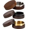 Xiaomi Stainless Steel Lining Creative Walnut Wood Ashtrays with Lid Windproof Smoke Proof Durable Easy To Clean Ashtray Cigar Box