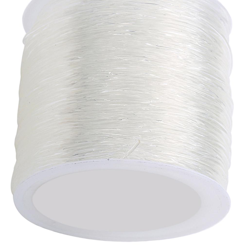 1 Roll Elastic Thread Jewelry Making Cords Findings 100 Meters 0.5mm