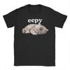 2026 Unisex Tshirt Eepy Cat Sleepy Cat Meme Awesome Tee Shirt Short Sleeve T Shirts Round Neck Clothing Gif