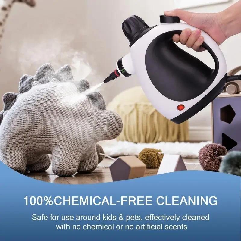 1050W High Power Household Handheld Steam Cleaner Multipurpose Portable Pressure Steamer Cleaning Kit