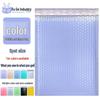 Purple-Pink Matte Pearlescent Bubble Envelope for Clothing Packaging