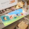 Crayon Shinchan Mouse Pad Large Kawaii Anime Desk Pad Cute Cartoon Student Desk Mat Custom Computer Keyboard Rug
