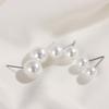 Round Shape Pearl Earrings 4mm 5mm 6mm 8mm 10mm 12mm Ear Stud  Wedding Engagement