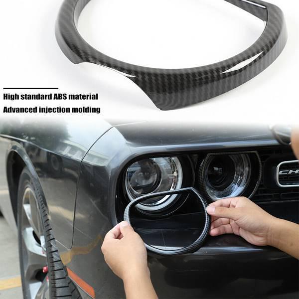 Dodge Challenger Headlight Trim Rings (4pcs) for 2015-2021 Models