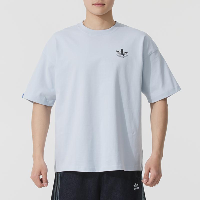 adidas Оригинальная футболка CITY SKATE Мужская Светло-голубая JN1675